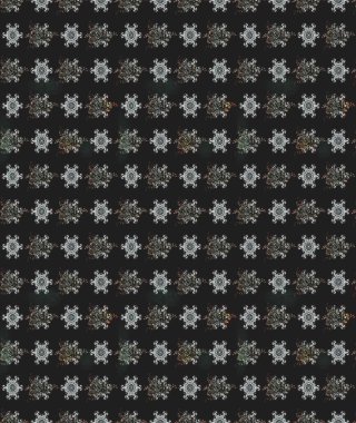 Çiçek desenli eskiz. Gömlek baskısı için çiçek boyası. Gri renkli çiçekler.