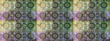 Kına dövmeli süs çiçekleri, altın çıkartmalar, mehndi ve yoga tasarımı, kartlar ve parmak izleri. Tarafsız renklerde desen. Raster altın mehndi kusursuz desen.