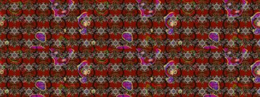 Raster çiçek desenli çiçek deseni, yapraklar, dekoratif elementler, sıçrama, lekeler, el çizimi kontur çizgileri ve Doodle çizim stili, grafik raster çizim çizimi.