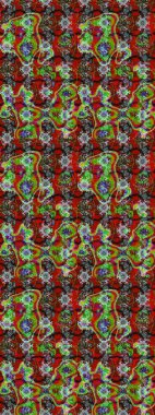 El çizimi Raster çizimi. Parlak elementlerin. Çizim çiçek deseni duvar kağıdı, web sitesi arkaplanı, paket kağıdı, davetiye, broşür, pankart veya web sitesi için kullanılabilir.