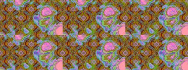 Raster çiçek desenli çiçek deseni, yapraklar, dekoratif elementler, sıçrama, lekeler, el çizimi kontur çizgileri ve Doodle çizim stili, grafik raster çizim çizimi.