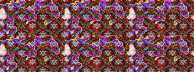 Tekstil, tebrik kartı, boyama kitabı, telefon kılıfı baskısı için kullanılabilir. Raster Henna dövme stili. Kızılderili desenli desenli desenli şal deseni. Etnik Mandala süsü.