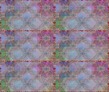 Rasterleştirme Trendy kumaş deseni. Şirin çiçekler. Kesintisiz çizgi deseni.