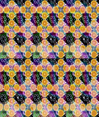 Moda baskıları için zarif bir şablon. Küçük çiçekte güzel bir desen. Küçük renkli çiçekler. Motley illüstrasyonu. Çiçekli bahar çiçekleri.