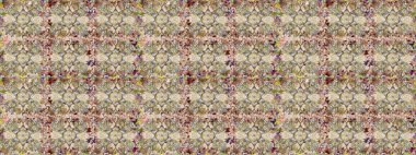 Çizgi sanatı tasarım şablonu için kusursuz sınır. Bej renklerde altın element. Davetiyeler, kartlar, web sayfası için Raster illüstrasyon. Doğu tarzı element. Altın çizgili çiçek dekoru.