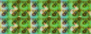 Doğa. - Yeşil çiçekler. Küçük çiçekte güzel bir desen var. Raster deseni. Çiçek kolajı. Çiçek arkaplan. Çiçek bileşimi.