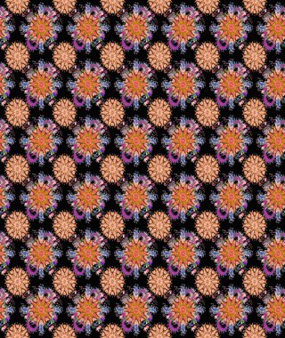 Çiçekli yaz çiçekleri. Küçük renkli çiçekler. Motley illüstrasyonu. Moda baskıları için zarif bir şablon. Robot resim. Küçük çiçekte şirin desenler.