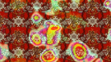 Eskiz Vintage Çiçek Deseni. Raster Kalça dokusu deseni.