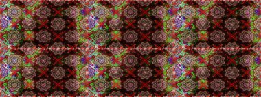 Üst manzara, yumuşak kahverengi ve siyah renkli. Manzaralı çiçek deseni. Sevgililer günü ve tebrik kartı konsepti için şık bir davetiye. Çiçek kompozisyonu, el boyası, hassas şablon..