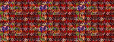 Raster illüstrasyonu. Tekstil veya kitap kapakları, imalat, duvar kağıtları, baskı, hediye paketi ve yapıştırma kitabı için çiçek eskizi geçmişi. Küçük ölçekli çiçeklerdeki basit sevimli desen.