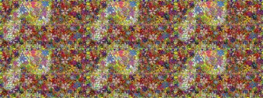 Raster illüstrasyonu. Küçük çiçekteki kusursuz desen. Hoş bir çiçek geçmişi var. Güzel kumaş deseni.