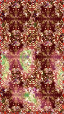 Soyut duvar kâğıdı, ambalaj dekorasyonu. Kahverengi renklerde Raster altın deseni. Altın kar taneleri basit, pürüzsüz desen. Kışın sembolü, Mutlu Noel tatili, Mutlu yıllar 2019.