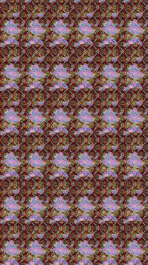 Arkaplan dokusu, duvar kağıdı, çiçek teması gri, kahverengi ve nötr renklerde. Soyut etnik raster çizim kalıbı. Kabile sanatı boho baskısı, klasik çiçek arkaplanı.