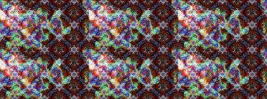 Düz Çiçek Elementleri Tasarımı. Renkli Bahar Teması eskiz kalıbı. Raster..