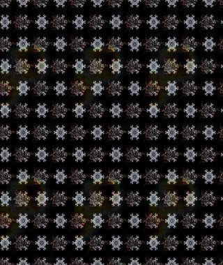 -Siyah çiçekler. Küçük çiçekte güzel bir desen var. Çiçek kolajı. Çiçek arkaplan. Çiçek kompozisyonu. Raster deseni. Doğa.