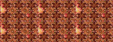 Klasik klasik klasik arka plan. Geleneksel oryantasyon süsü. Kusursuz klasik raster kahverengi ve altın desenli.