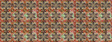 Kahverengi renklerde altın elementler. Barok tarzında kusursuz bir doğulu süsü. Geleneksel klasik raster altın pürüzsüz desen.