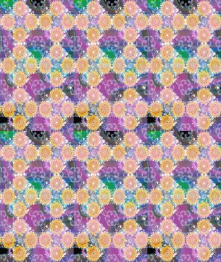 Karalama elementleri. Çizim çiçek deseni duvar kağıdı, web sitesi arka planı, ambalaj kağıdı, davetiye, broşür, afiş veya web sitesi için kullanılabilir. El çizimi Raster illüstrasyonu.