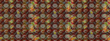 Sevgililer günü ve tebrik kartı konsepti için şık bir davetiye. Çiçek kompozisyonu, el boyası, hassas şablon. Üst manzara, yumuşak stil. Renklerde manzaralı çiçek deseni.