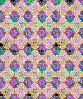 Karalama elementleri. Çizim çiçek deseni duvar kağıdı, web sitesi arka planı, ambalaj kağıdı, davetiye, broşür, afiş veya web sitesi için kullanılabilir. El çizimi Raster illüstrasyonu.