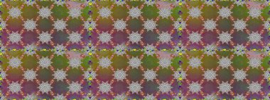 Çizgisiz desen. Şirin çiçekler. Raster Moda kumaş deseni.