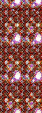 Raster Illustrasyon 'daki Çiçek Deseni' nin son moda çizimi. Düz Çiçek Elementleri Tasarımı. Kahverengi, kırmızı ve nötr renklerde çiçekler. Renkli Yaz Teması çizim şablonu.