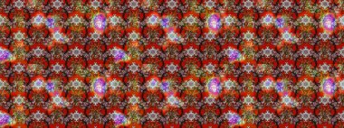 Çiçeksel kahverengi ve kırmızı çizim deseni. Raster çiçek izi. Klasik taslak çizimi. Raster Yumuşak kumaş deseni.