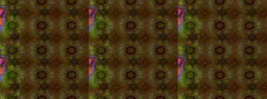 Renkli çiçekler. Raster illüstrasyonunda çiçek deseni çizimi.