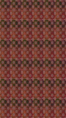 Kahverengi renkli çiçekler. Raster illüstrasyonunda kusursuz çiçek deseni.