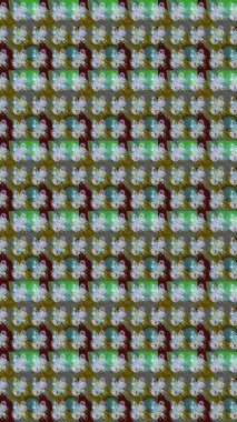 Süslü zentangle çizim dokusu, soyut çiçeklerle süslenmiş. Çiçek deseni duvar kağıdı, desen dolguları ve web sayfası arka planı için kullanılabilir. Şekillendirilmiş çiçekli çizim deseni.