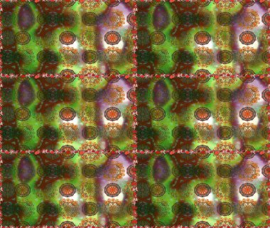 Manzaralı çiçek deseni. Çiçek kompozisyonu, el boyası, hassas şablon. Üst manzara, yumuşak kahverengi ve yeşil renk tarzı. Sevgililer günü ve tebrik kartı konsepti için şık bir davet.