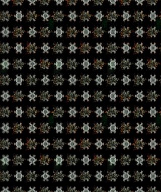 Raster çiçek desenli çiçek deseni, yapraklar, dekoratif elementler, sıçrama, lekeler, el çizimi kontur çizgileri ve Doodle çizim stili, grafik raster çizim çizimi.