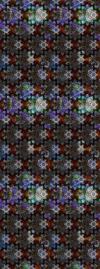 Güzel eskiz şekli. Renkli Yaz Temalı eskiz kalıbı. Güzel kumaş deseni. Raster çiçekli arka plan. Yazdır. Düz Çiçek Elementleri Tasarımı.