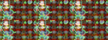 Elle boyanmış suluboya resim çizimleri, çiçekler ve bitkiler. Kahverengi, yeşil ve kırmızı renkte çiçekler.