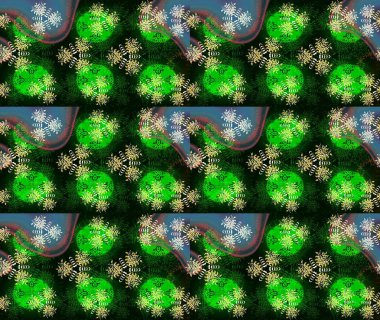 Yeşil renkli çiçekler. Nazik, narin çiçek arkaplanı. Raster çiçek desenli ve çiçekli..