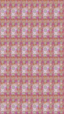 Şirin çiçekli kusursuz desen ve nötr ve bej renklerde yapraklar, suluboya çiçekli desen, duvar kağıdı, kart veya kumaş için fayanslı. Raster illüstrasyonu.