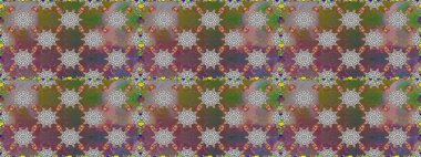 Motley illüstrasyonu. Küçük çiçekte güzel bir desen. Küçük renkli çiçekler. Kusursuz. Moda baskıları için zarif bir şablon. Çiçekli yaz çiçekleri.