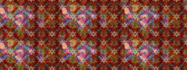 Küçük kahverengi ve kırmızı çiçekli oldukça eski bir besin torbası deseni. Tekstil, kumaş, kapaklar, duvar kağıtları, baskı, naylon, koleksiyon defteri, örgü, dekupaj için güzel bir eskiz. Millefleurlar.