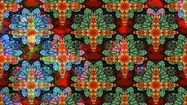 Çiçekli el çizimi çizimi deseni. Modern gelişim, siyah ve yeşil raster arka plan duvar kağıdı çizimi, klasik çizgili iz sürme desenli çiçekler, çiçekli süsler..