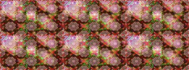 Küçük çiçekte güzel bir desen. Motley illüstrasyonu. Moda baskıları için zarif bir şablon. Çiçekli bahar çiçekleri. Küçük renkli çiçekler..