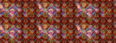 Küçük kahverengi ve kırmızı çiçekli oldukça eski bir besin torbası deseni. Tekstil, kumaş, kapaklar, duvar kağıtları, baskı, naylon, koleksiyon defteri, örgü, dekupaj için güzel bir eskiz. Millefleurlar.