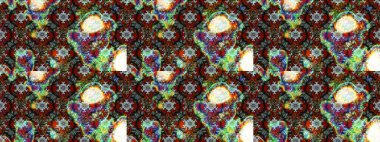 Suluboya çizim kalıbı. Çiçek izi. Suluboya tarzında kahverengi ve gri renkte çiçekler.