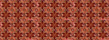 Geleneksel raster ve altın desen. Klasik oryantal desen kırmızı renkten üstündür. Damask pürüzsüz süsü.