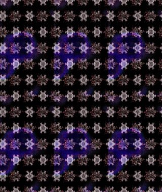 Chichi 'nin kumaş kalıbını çiz. Raster illüstrasyonu. Düz Çiçek Elementleri Tasarımı. Çiçek deseni. Renkli Bahar Teması çizim şablonu.