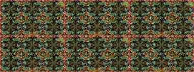 Kusursuz kıvırcık saçlar. Raster altın desen. Doğulu stil, altın elementlerle kahverengi renklerde altın desenli arabesk yapar..