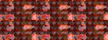 Düz Çiçek Elementleri Tasarımı. Renkli Yaz Temalı eskiz kalıbı. Sevimli çiçek raster deseni. Renkli çiçekler.