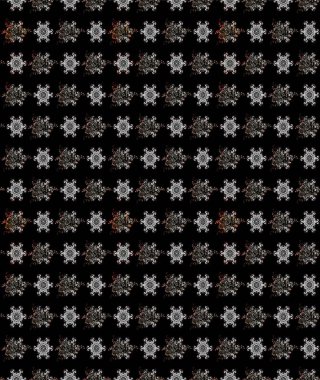 Raster illüstrasyonu. Yaprak ve çiçeklerin suluboya resimleri, siyah renklerde çizimler. Nazikçe, bahar çiçekleri siyah renklerde.