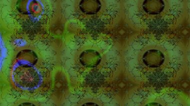 Raster illüstrasyonundaki çiçek desenli çizim. Düz Çiçek Elementleri Tasarımı. Süslü kumaş deseni. Renkli Bahar Teması çizim şablonu.