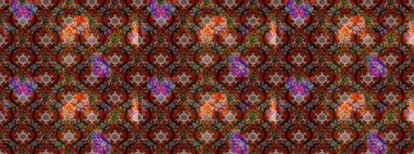 Raster güzel kumaş deseni çiziyor. Düz Çiçek Elementleri Tasarımı. Çiçek deseni. Renkli Bahar Teması çizim şablonu.