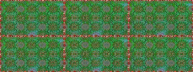 Sabıka fotoğraflarında, bebek kıyafetlerinde, duvar kâğıtlarında, paket kutularında falan kullanılabilir. Zarif, parlak ve pürüzsüz yeşil ve kahverengi çiçek desenli tasarım.